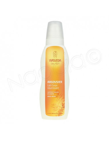 Weleda Argousier Lait Corps Nourrissant. Flacon airless 200ml