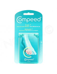 Compeed 6 pansements Cors +