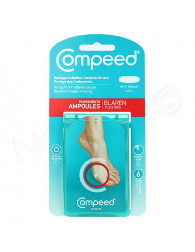 Compeed Ampoules Petit format 6 pansements