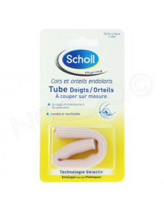 Scholl Tube Doigts/Orteils Cors et ongles endoloris. x1 Tube sur mesure