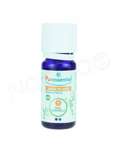 Puressentiel Sauge Sclarée Huile Essentielle Bio. Flacon 5ml