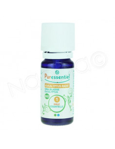 Puressentiel Huile Essentielle Bio Eucalyptus Radié - Eucalyptus Radiata. Flacon 10ml