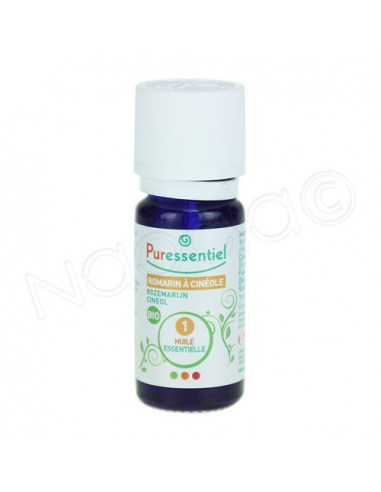 Puressentiel Romarin à Cinéole Huile Essentielle Bio. Flacon 10ml