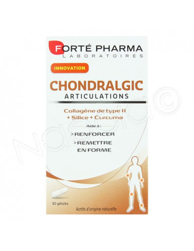 Forté Pharma Chondralgic Articulations. Boite 30 gélules - Cure 1 mois