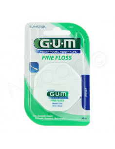 Gum Fine Floss Fil dentaire fin 55m