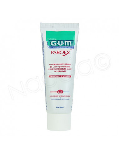 Gum Paroex Dentifrice traitement d'attaque