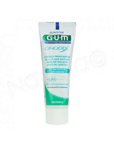 Gum Gingidex Dentifrice Tube 75ml