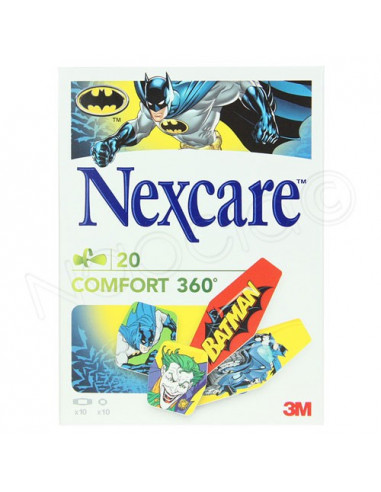 Nexcare Comfort 360° 20 pansements Batman