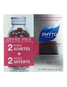 Phytophanère Cheveux et Ongles Complément alimentaire 2 X 120 capsules