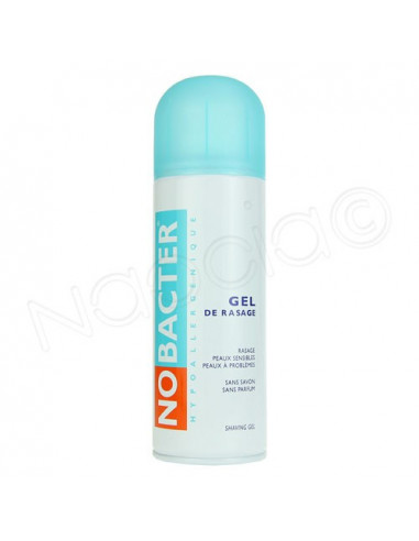 NOBACTER Gel de rasage peau sensible. Aérosol de 150ml - ACL 7385606