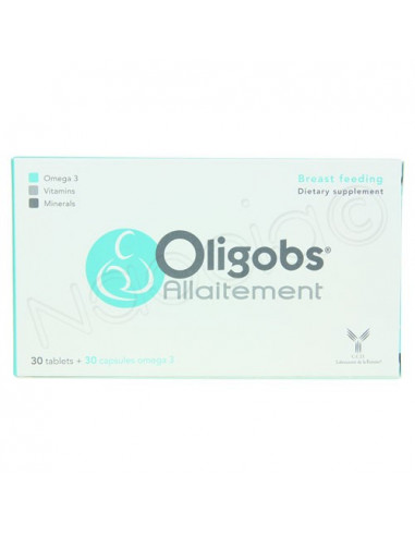 Oligobs Allaitement Complément Alimentaire. 30 comprimés + 30 capsules