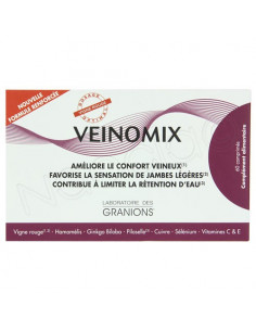 Veinomix Confort et Légèreté des Jambes. 60 comprimés