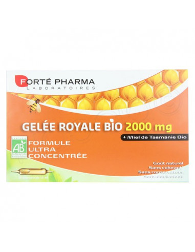 Forté Pharma Gelée Royale Bio 2000mg. x20 ampoules de 15ml