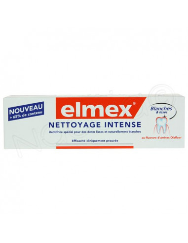 Elmex Nettoyage Intense Blanches et Lisses Tube 50ml