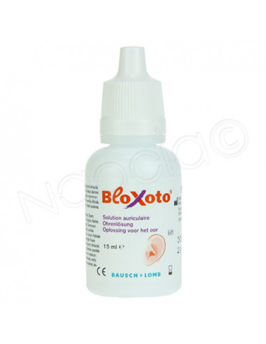 Bloxoto Solution Auriculaire Mycose Eczema Dermatite. 15ml