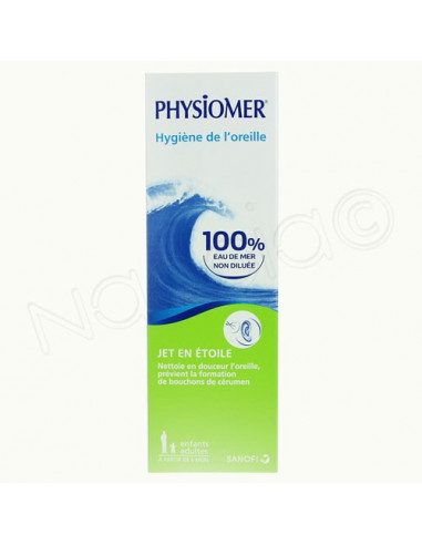 Physiomer Hygiène de l'Oreille Enfants & Adultes. Spray 115ml