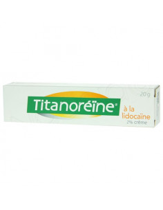 Titanoréïne lidocaïne 2 pour cent crème Tube 20g