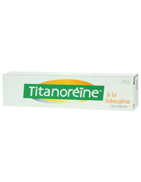 Titanoréïne lidocaïne 2 pour cent crème Tube 20g