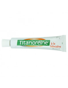Titanoréïne lidocaïne 2 pour cent crème Tube 20g 2