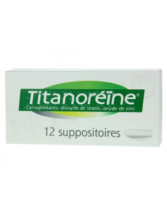 Titanoréïne 12 suppositoires