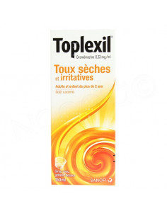 Toplexil Toux sèches et irritatives caramel 150 ml 2
