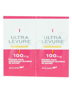 Ultra Levure Lyophilisé Biocodex 100mg 20 sachets 2