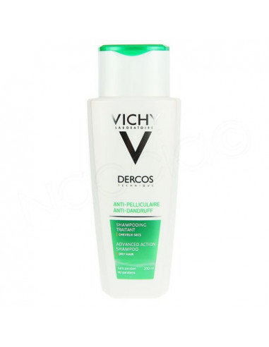 Vichy Dercos Technique Shampooing antipelliculaire cheveux secs. Flacon 200ml