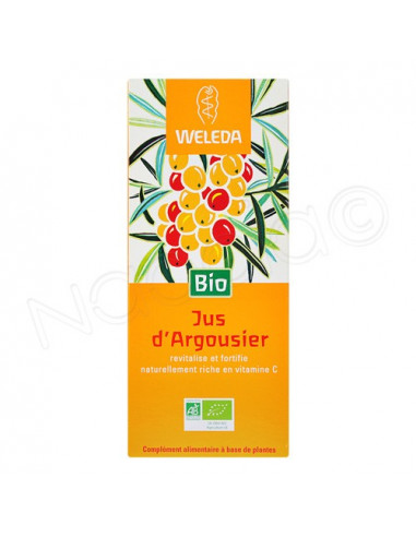 Weleda Jus d'Argousier Bio. 250ml - riche en vitamine C