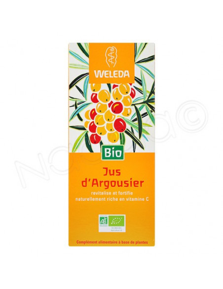 Weleda Jus d'Argousier Bio. 250ml - riche en vitamine C