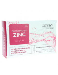 Granions de Zinc Oligothérapie