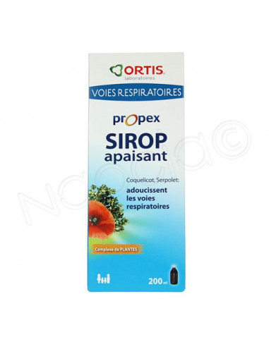 Ortis Propex Sirop Apaisant. Flacon de 200ml