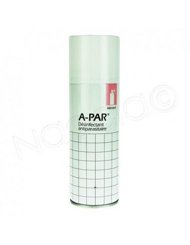 A-PAR Désinfectant antiparasitaire. Aérosol 200ml