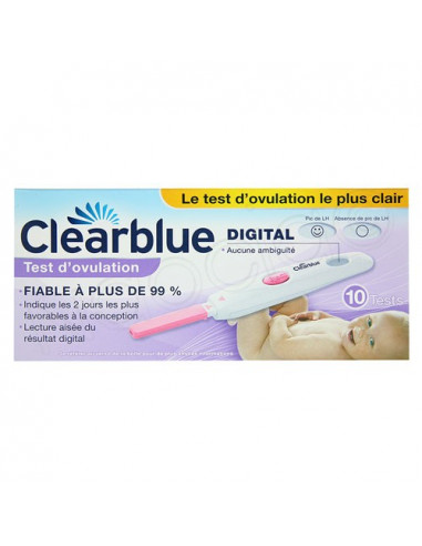 Clearblue Digital Test d'Ovulation x10
