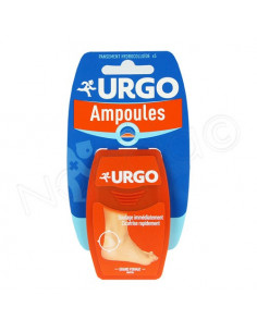 Urgo Ampoules Traitement Talon Pansements Gel. Boite de 5 pansements