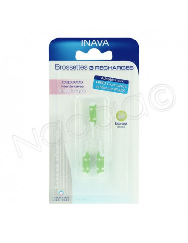 Inava recharges Brossettes interdentaires extra-larges X3