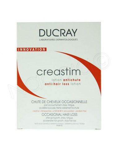 Ducray Creastim Lotion Antichute de cheveux Occasionnelle. 2x30ml