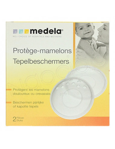Medela 2 Protège-mamelons Silicone souple - Archange Pharmacie en ligne