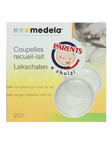 Medela Coupelles recueil-lait. 2 pièces
