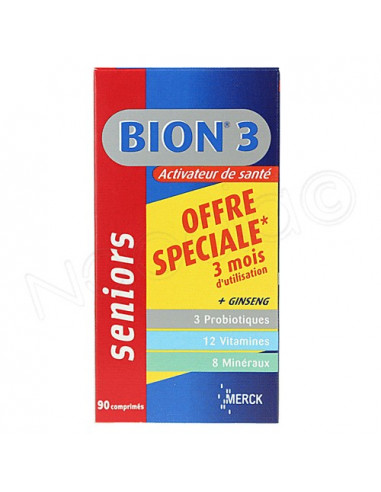 Bion 3 Seniors Activateur de Santé - Offre Spéciale 3 mois d'utilisation
