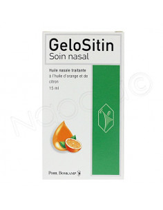 GeloSitin Soin Nasal Huile nasale traitante. Spray nasal 15ml