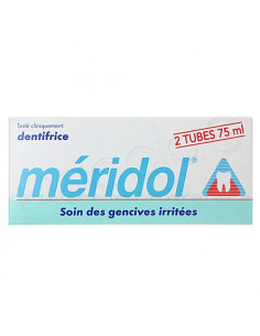 Méridol Dentifrice Gencives Irritées. Lot 2x75ml