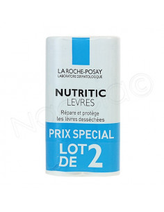 La Roche Posay Nutritic Lèvres - Lot 2 sticks
