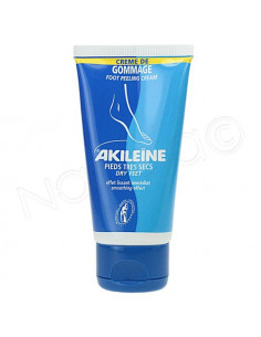 Akiléine Pieds Très secs Crème de Gommage. Tube 75ml