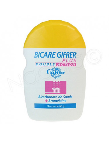 Bicarbonate de soude Gifrer Bicare - Plaque dentaire - hygiène buccale