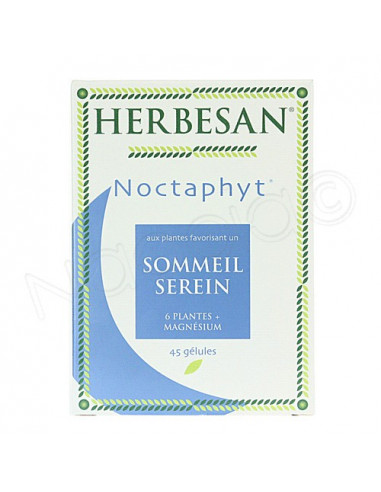 Herbesan Noctaphyt Sommeil Serein. 45 gélules