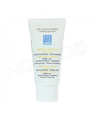 EYE CARE Crème purifiante peau nette. Tube de 30ml