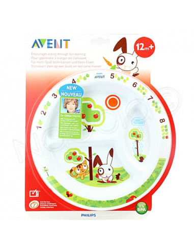 Avent Assiette bébé à compartiments 12m+ - Archange-pharma