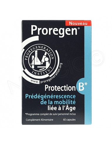 Proregen protection B Prédégénérésecence de la mobilité. 60 capsules