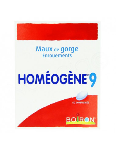 Homéogène 9. 60 comprimés