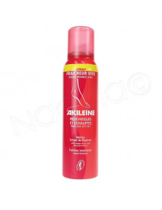 Akiléine Spray Fraîcheur Vive Pieds Fatigués Echauffés. Spray 150ml